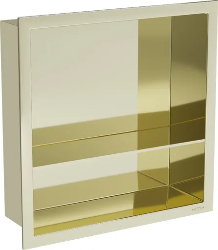 MEXEN - X-Wall-R modul pre vstavanie do steny s poličkou 30 x 30, zlatá 1950303010S