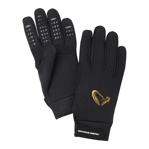 Savage gear rukavice neoprene stretch glove black - m