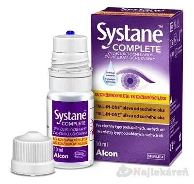 Alcon Systane Complete zvlhčujúce očné kvapky 10 ml