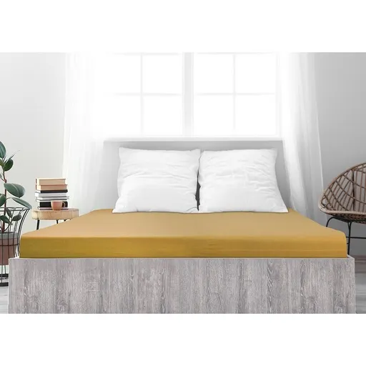 4Home jersey prestieradlo Ideál horčicová, 100 x 200 cm