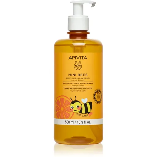 Apivita Mini Bees Gentle Kids Shower Gel Orange&Honey sprchový gél na telo a vlasy 500 ml