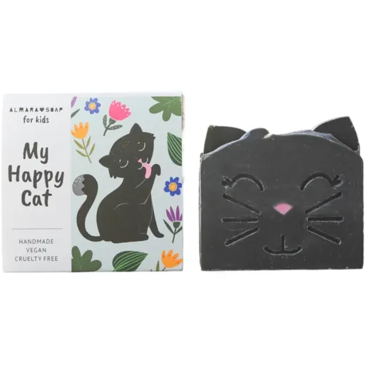 Almara Soap My Happy Cat ručne vyrobené mydlo s vôňou broskyne pre deti 100 g