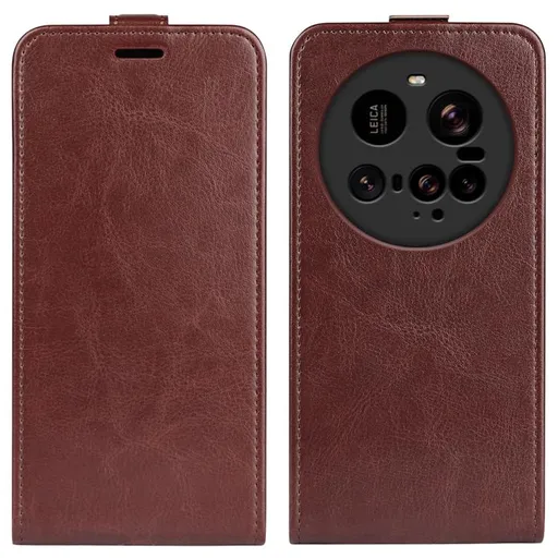 Vyklápacie puzdro pre Xiaomi 15 Ultra hnedé