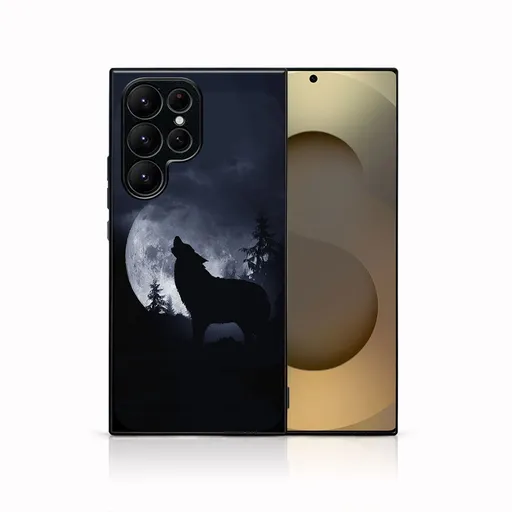 MY ART Ochranný kryt pre Samsung Galaxy S25 Ultra 5G WOLF (247)