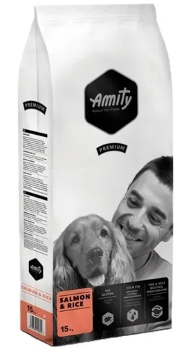 Amity Premium Salmon and Rice granule pre psy losos s ryžou 15kg