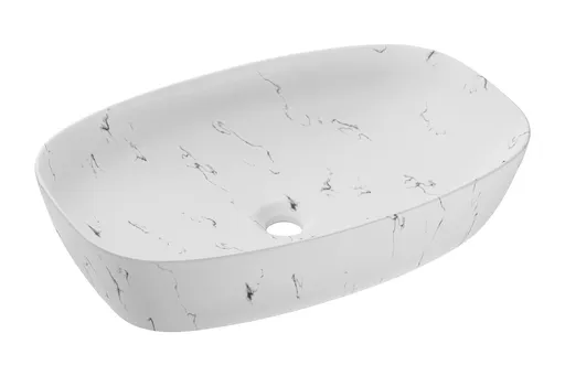 ArtCom Keramické umývadlo MEGI MW13 | biely mat 60 cm