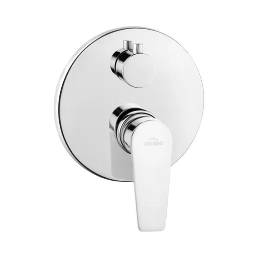 INVENA - 2-cestná podomietková batéria DOKOS, chróm BP-19-CO2-A