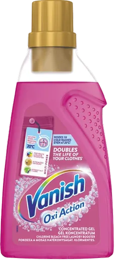 VANISH OXI ACTION PINK - Gél na odstránenie škvŕn (0,75 L)