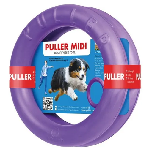 PULLER Tréningová pomôcka pre psov midi priemer 20 cm 2 ks
