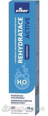 Vitar Rehydratace Active + Probiotika tabliet eff 20 ks
