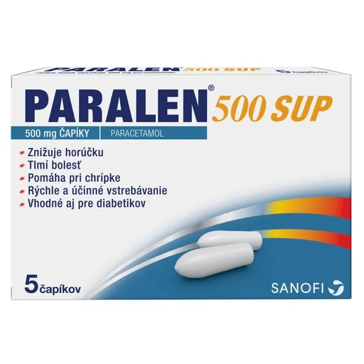 PARALEN 500 SUP 500 mg čapíky 5 ks