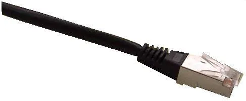 Patch cord FTP cat5e 0,25M čierny