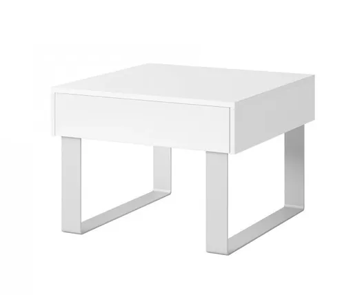 ArtGiB Konferenčný stôl CALABRINI C-05 | biela/biely lesk