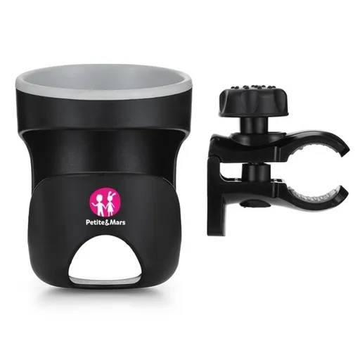 PETITE&MARS Držiak na nápoje Handy Black,PETITE&MARS Držiak na nápoje Handy Black