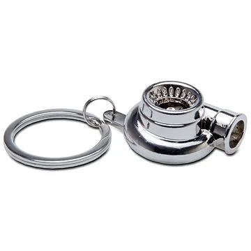 Prívesok na kľúče – turbo, chrómové (KC-0024)