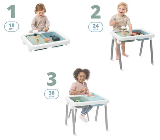 SKIP HOP Stolík senzorický Discoverosity 3v1 18m+ 24 ks