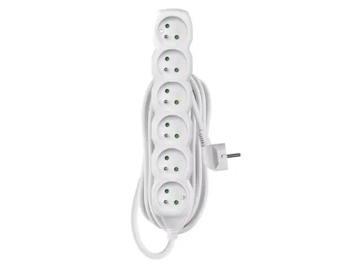Predlžovací prívod 6 zásuviek 5m EMOS P0615