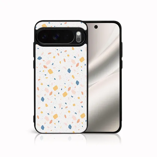 MY ART Ochranný kryt pre Google Pixel 10 / Pixel 10 Pro ORANGE TERRAZZO (165)