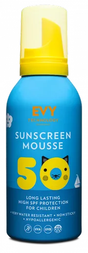 EVY Sunscreen Mousse Kids SPF 50 opaľovacia pena pre deti 150ml