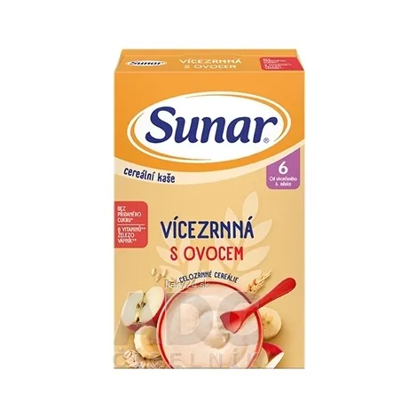 Sunar Cereálna kaša VIACZRNNÁ S OVOCÍM