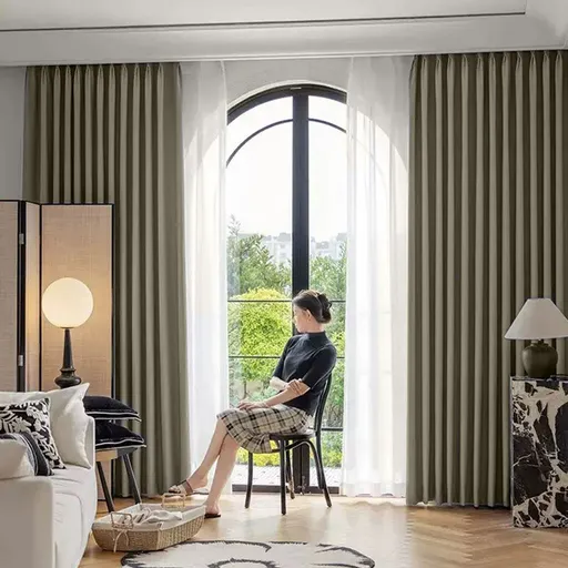 ARÔME HOME Záves zatemňovací pieskovo béžová, 135 x 245 cm