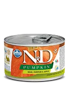 N&D DOG PUMPKIN Adult Boar & Apple Mini 140g 1 + 1 Zadarmo
