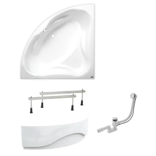 Rohová vaňa Laguna Cornelia 140x140 cm akrylát ľavá aj pravá SIKOCO1400ANP