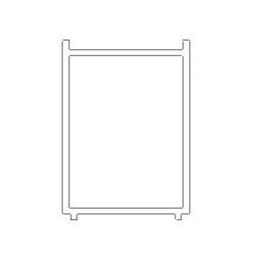 Rozširovací profil k bočnej stene TEXSTENA v. 195cm, 20mm