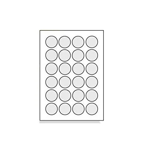 Samolepiace etikety 40 mm, 24 etikiet, A4, 100 listov, okrúhle