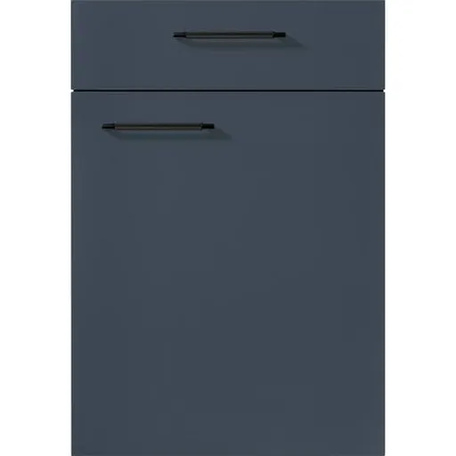 Vzorka kuchynských dvierok Naturel Etna 966, Lakovaný laminát, Modrá fjord, ultra matná VZOREKETNA966