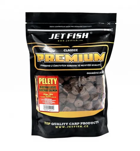 Jet fish pelety premium clasicc 700 g 18 mm - biocrab losos