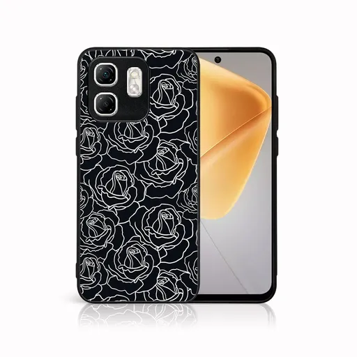MY ART Ochranný kryt pre Infinix Hot 50i ROSES (172)
