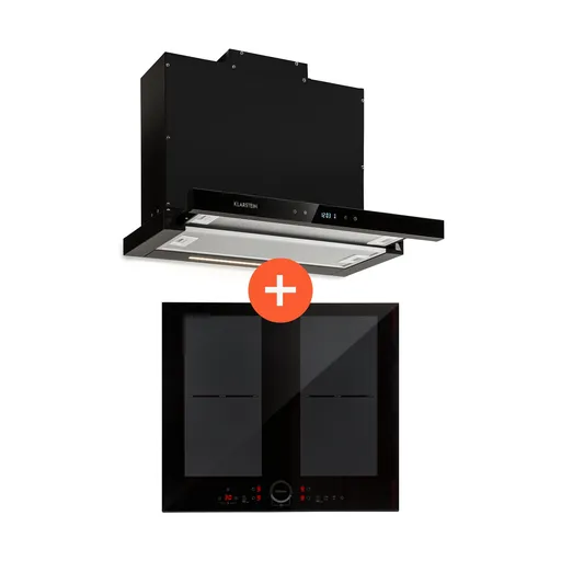 Klarstein Gourmet duo, digestor a indukčná varná doska, výkonné a moderné