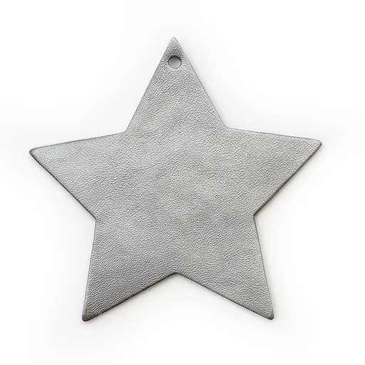 Tmavo strieborná vianočná ozdoba hviezda 619-1216-29