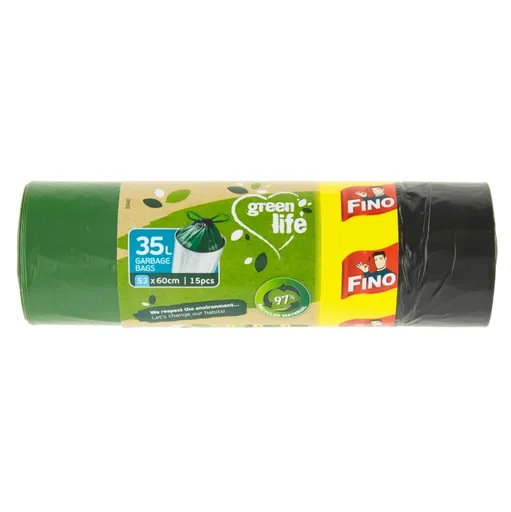 FINO Green Life Vrecia na odpadky 35 l 15 kusov