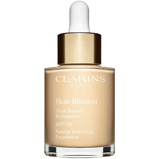 Clarins Skin Illusion Natural Hydrating Foundation rozjasňujúci hydratačný make-up SPF 15 odtieň 100.5W Cream 30 ml