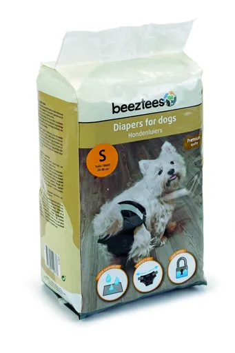 Beeztees Plienky pre psov čierne S 20 ks