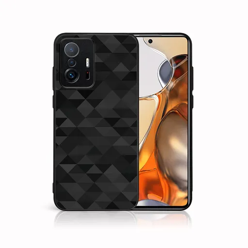 MY ART Ochranný kryt pre Xiaomi 11T / 11T Pro BLACK TRIANGLES (232)