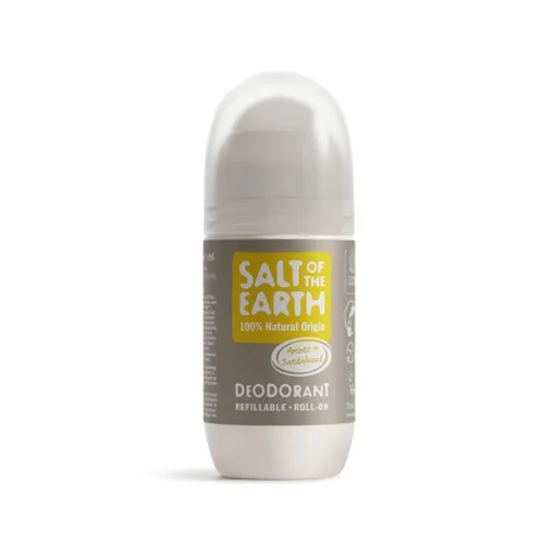 SALT OF THE EARTH Prírodný Deo Roll-on Amber & Santalwood 75 ml