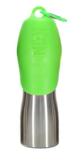 KONG H2O Fľaša na vodu nerezová pre psa, zelená 740ml/25oz