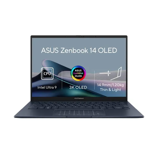 ASUS Zenbook 14 OLED/UX3405CA-OLED232X/U9-285H/14"/WUXGA/T/32GB/1TB SSD/Arc 140T/W11P/Blue/2R
