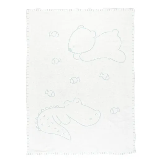 NATTOU Deka obojstranná pletená 100x75 cm Romeo, Jules & Sally