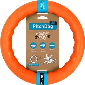 PitchDog tréningový Kruh pre psy oranžový 20 cm (4823089302416)