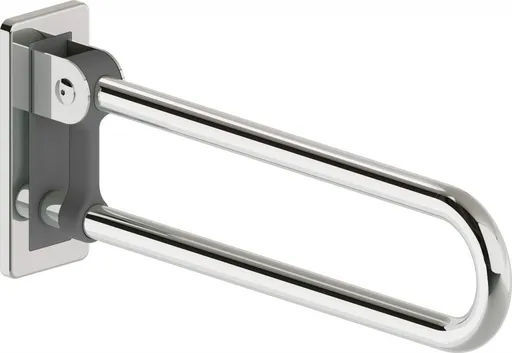 DEANTE - Ľahnená oceľ, antracit Nástenné madlo, skladacia - 60 cm NIL_041D