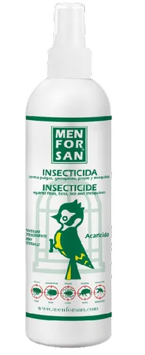 MEN FOR SAN antiparazitný sprej pre vtáky 250ml