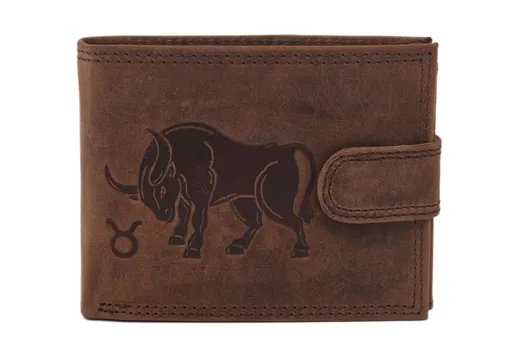 Pánska peňaženka MERCUCIO svetlohnedá embos býk 2911927