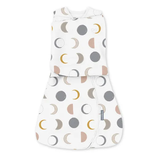 INGENUITY Zavinovačka bavlnená ulitka konvertibilná s voľným rukávom TOG 1 SwaddleMe™ Dash Lines 3m+