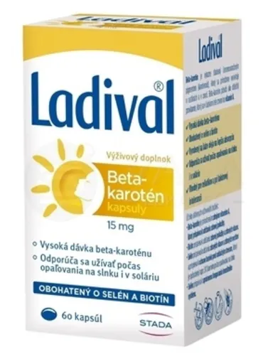 STADA Ladival Beta - karotén 15mg/60cps