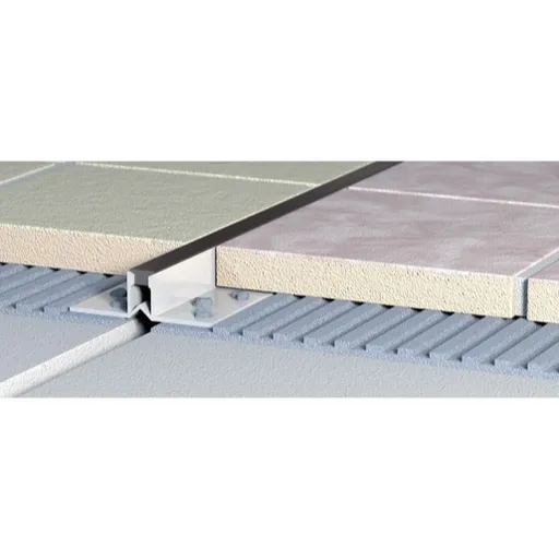 Lišta dilatačné "hranatá" Profil-EU, PVC, dĺžka 250 cm, výška hrany 10 mm, LD10250