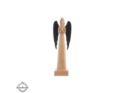 Anjel z mangového dreva ORION 27cm
